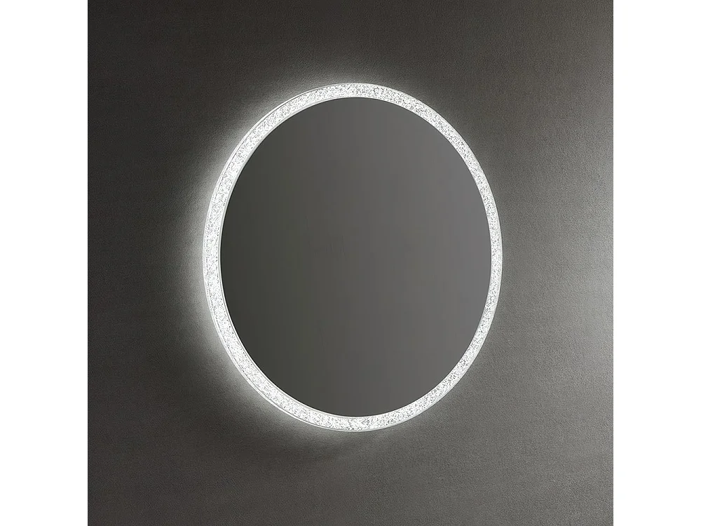 Rea Bl806 60 LED-spejl hvid, 60X60X5CM