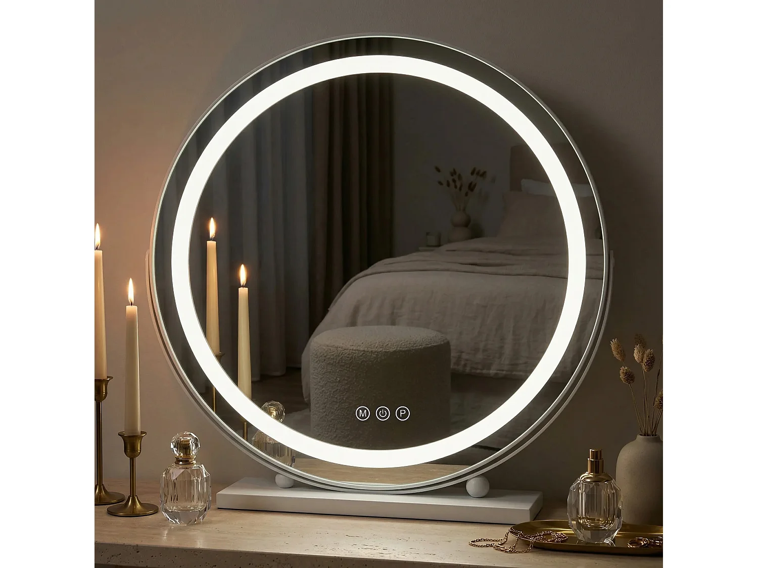 Spiegel Rea Make-Up 50 Led White
