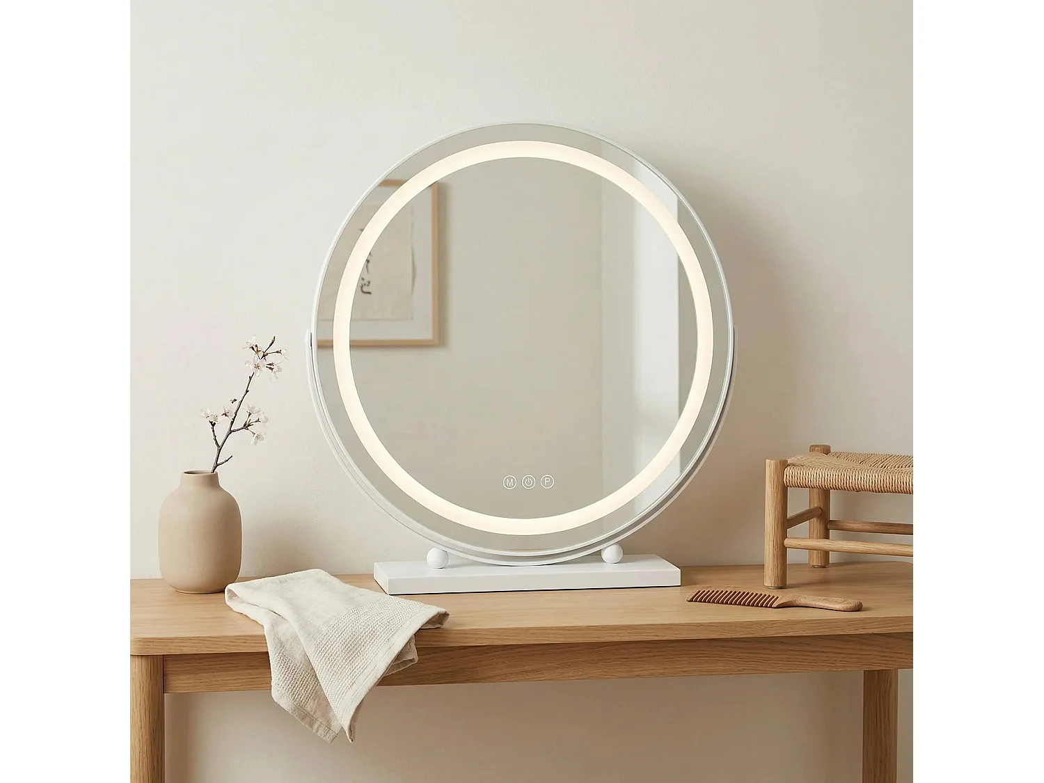 Spiegel Rea Make-Up 50 Led White