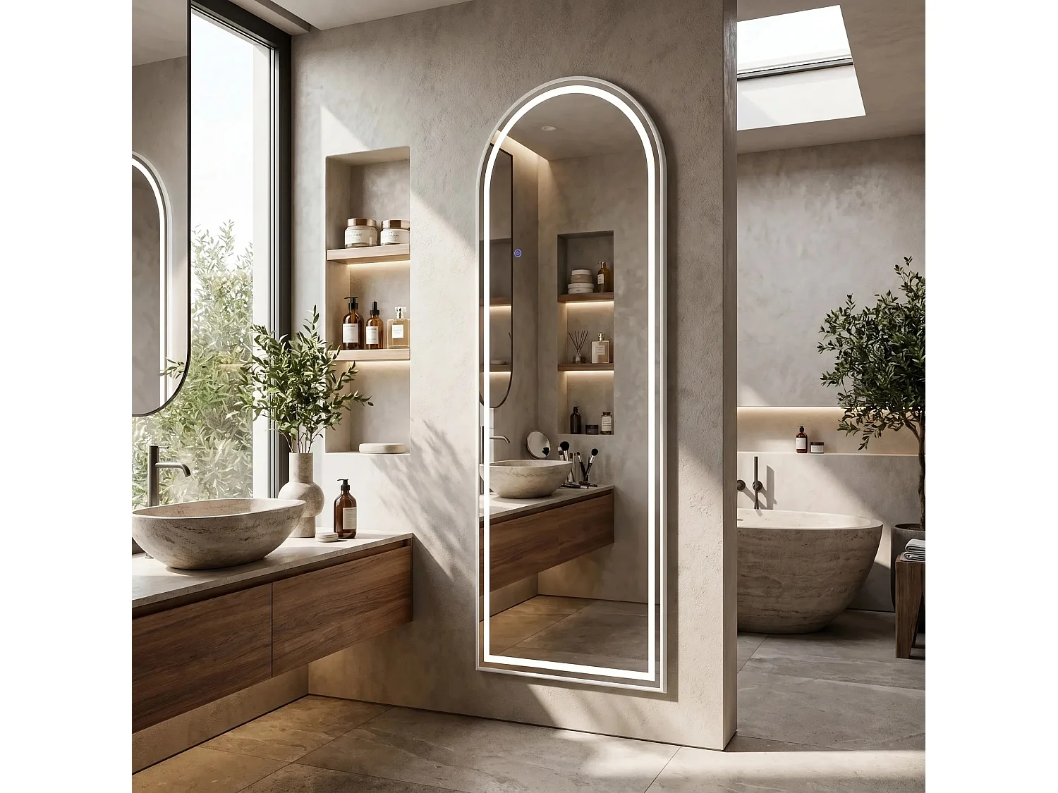 Spiegel Rea Orbit 60X170 Led White