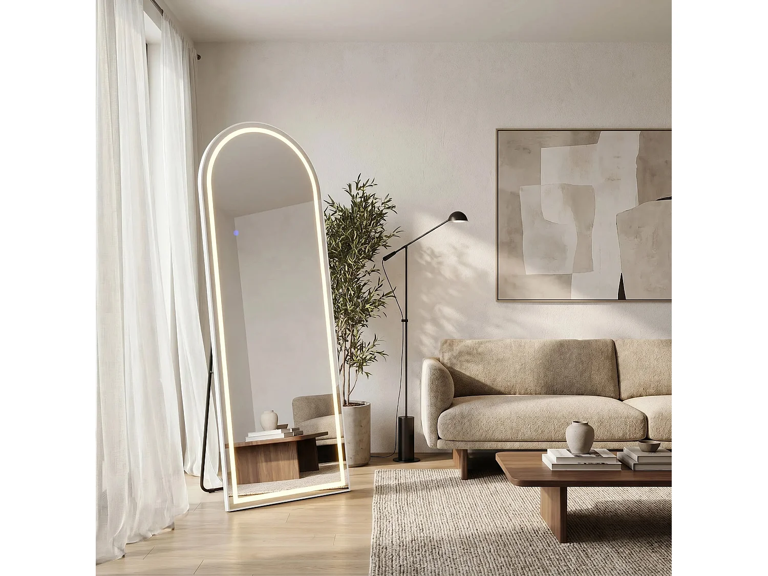 Spiegel Rea Orbit 60X170 Led White