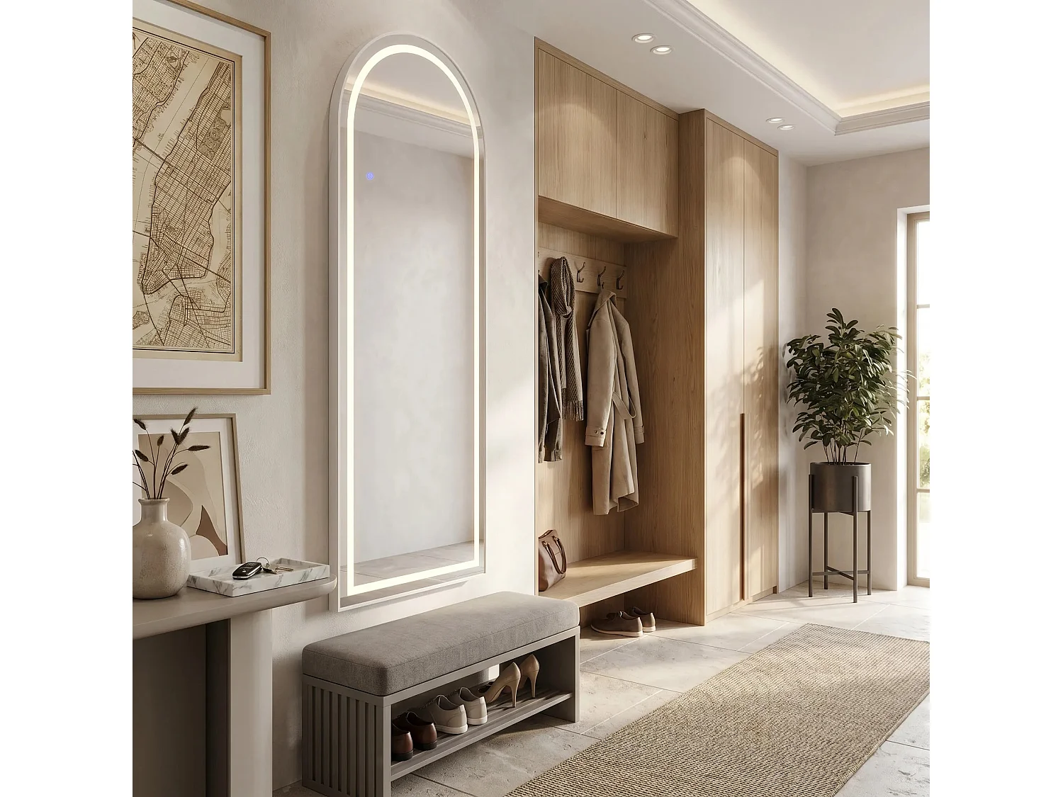 Spiegel Rea Orbit 60X170 Led White
