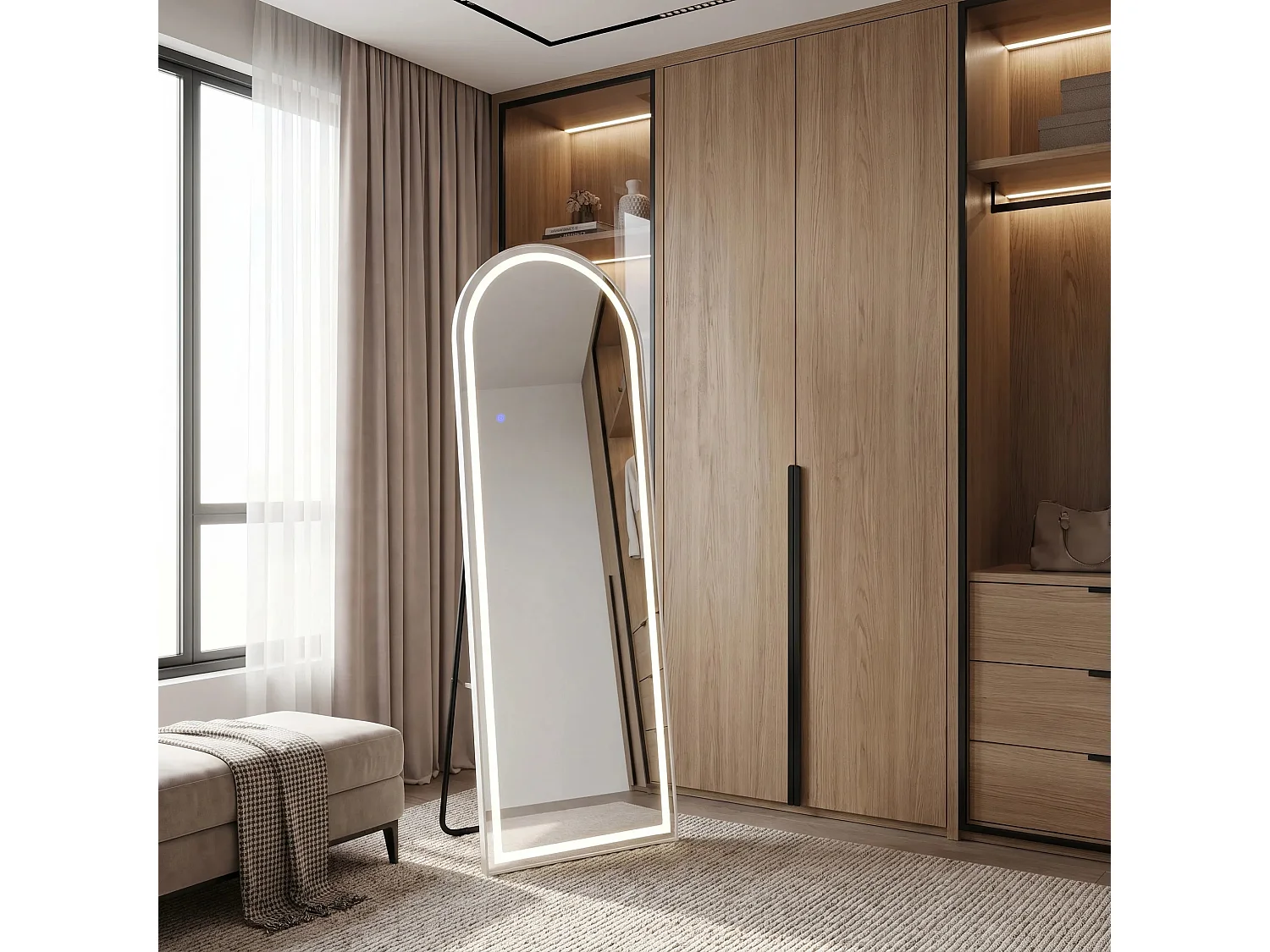 Spiegel Rea Orbit 60X170 Led White