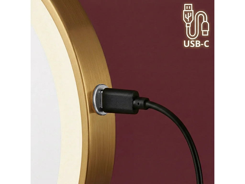Spiegel Rea Glow Led Gold