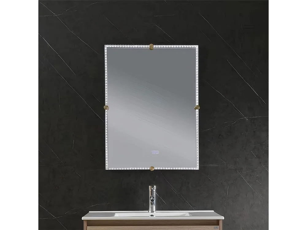 Rea Bl808 60 LED-spejl hvid, 80X60X4,5CM