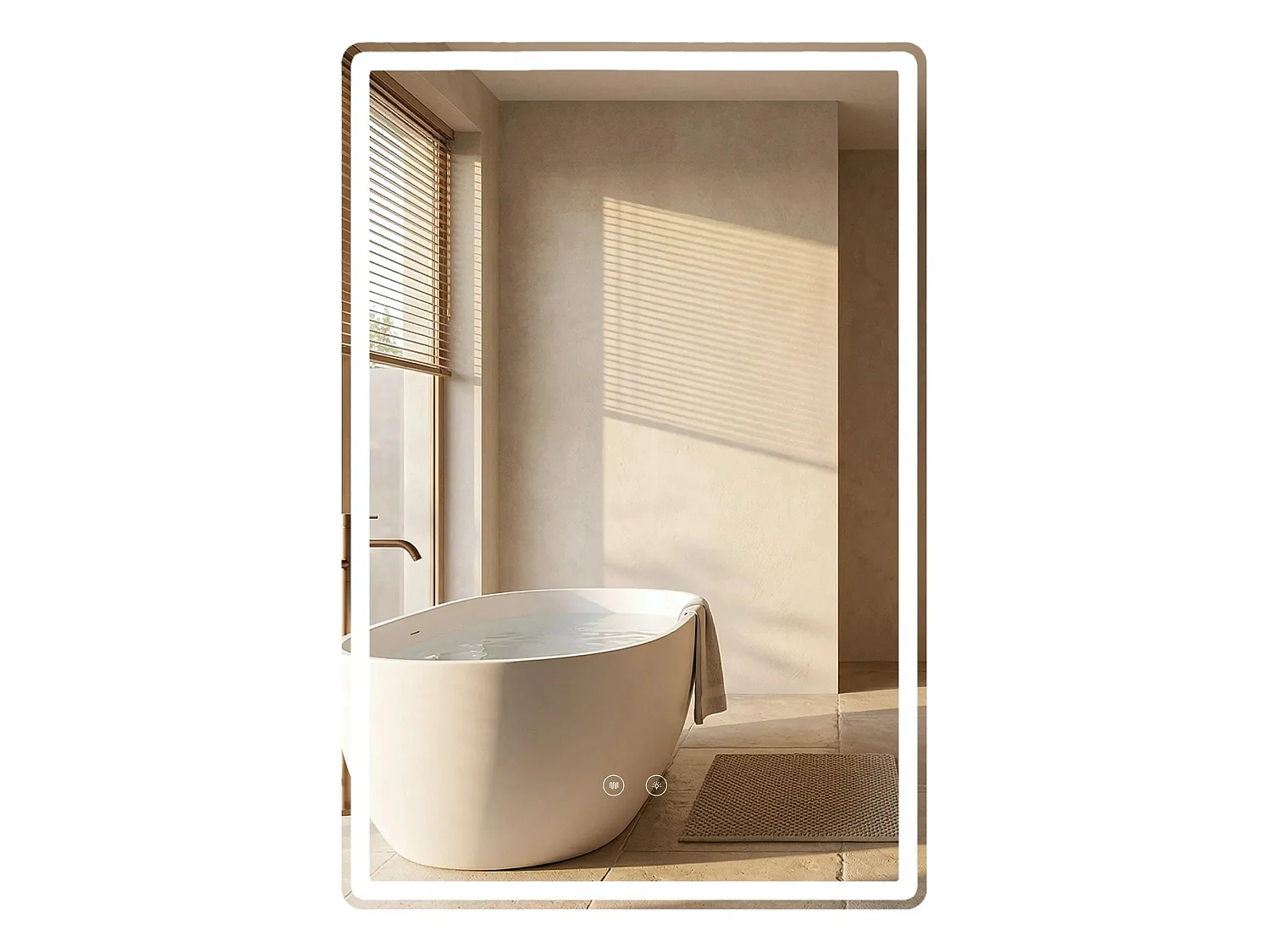 Spiegel Rea Marlo 80X60 Led Transparent