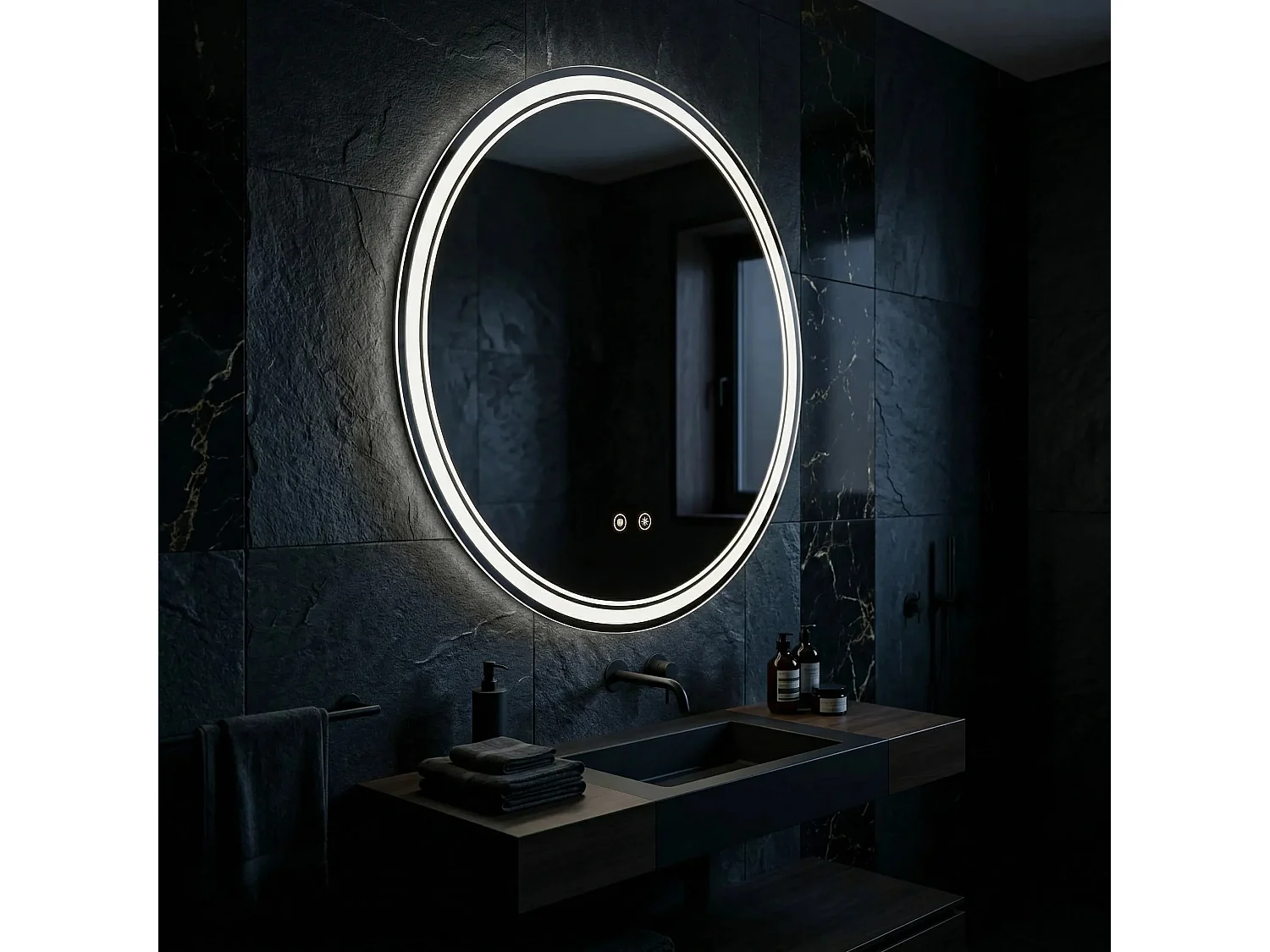Spiegel Rea Soft 100 Led Transparent