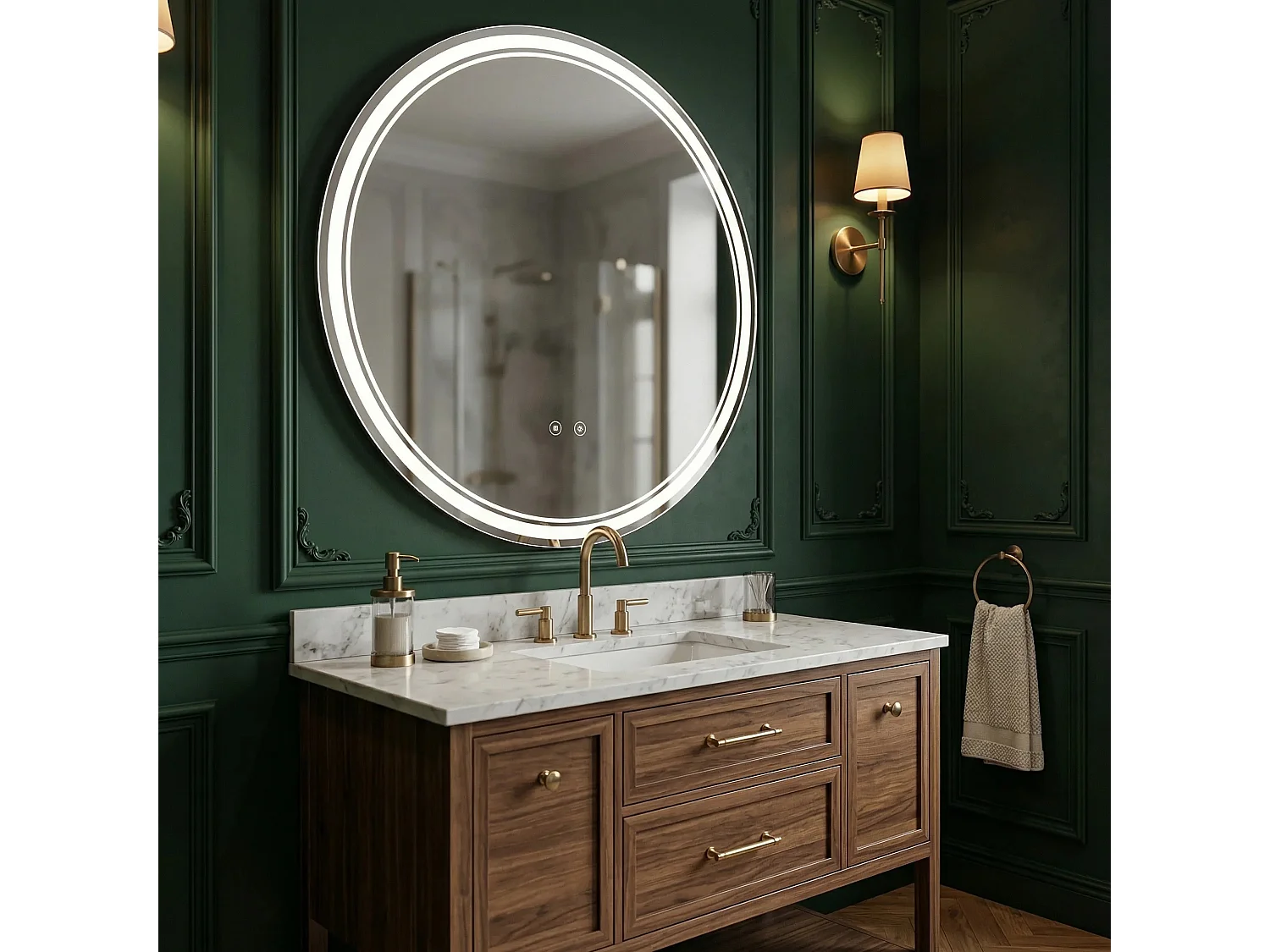 Spiegel Rea Soft 100 Led Transparent