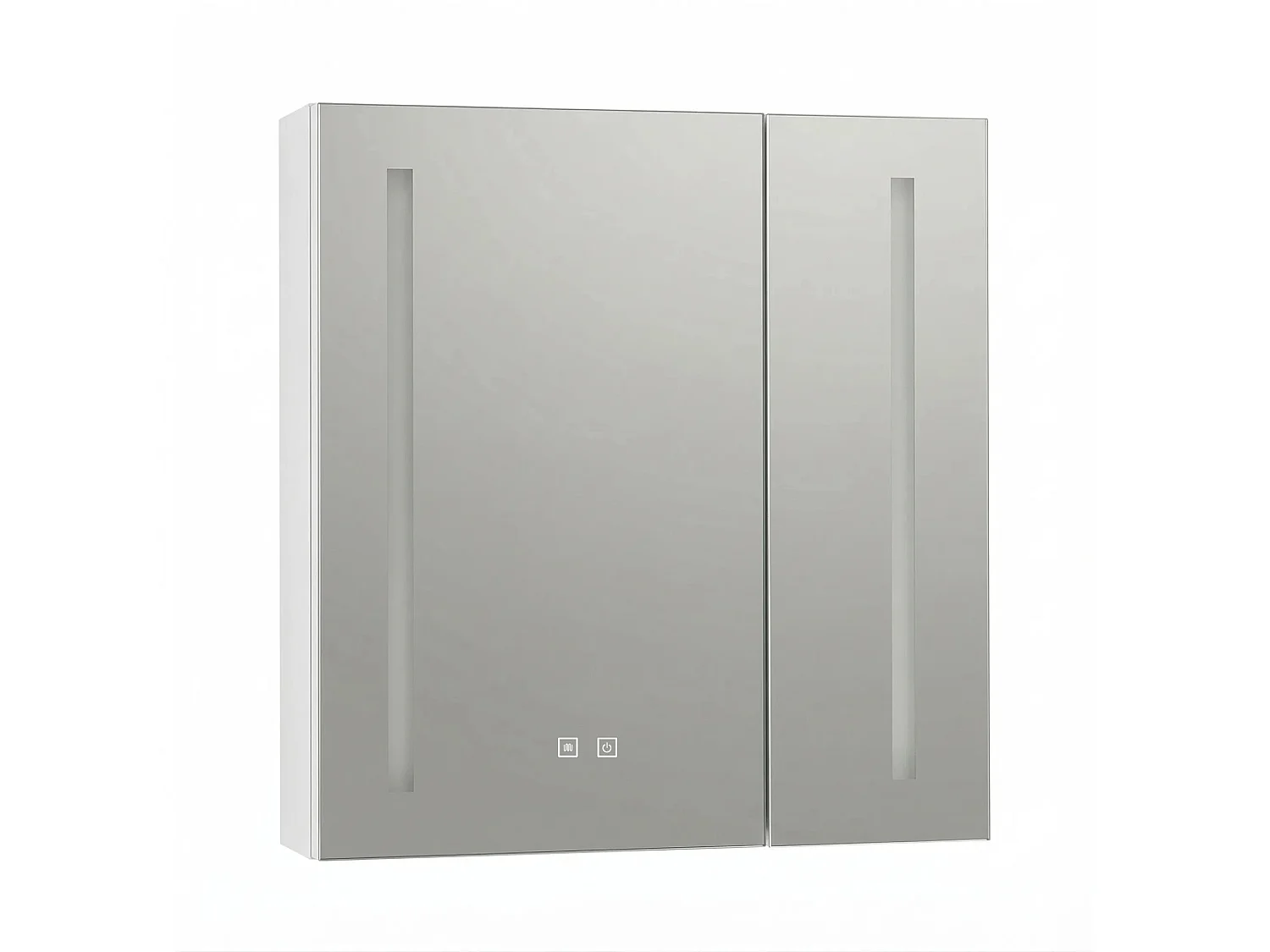 Armoire À Miroir Rea M1015-60 60X65 Led White