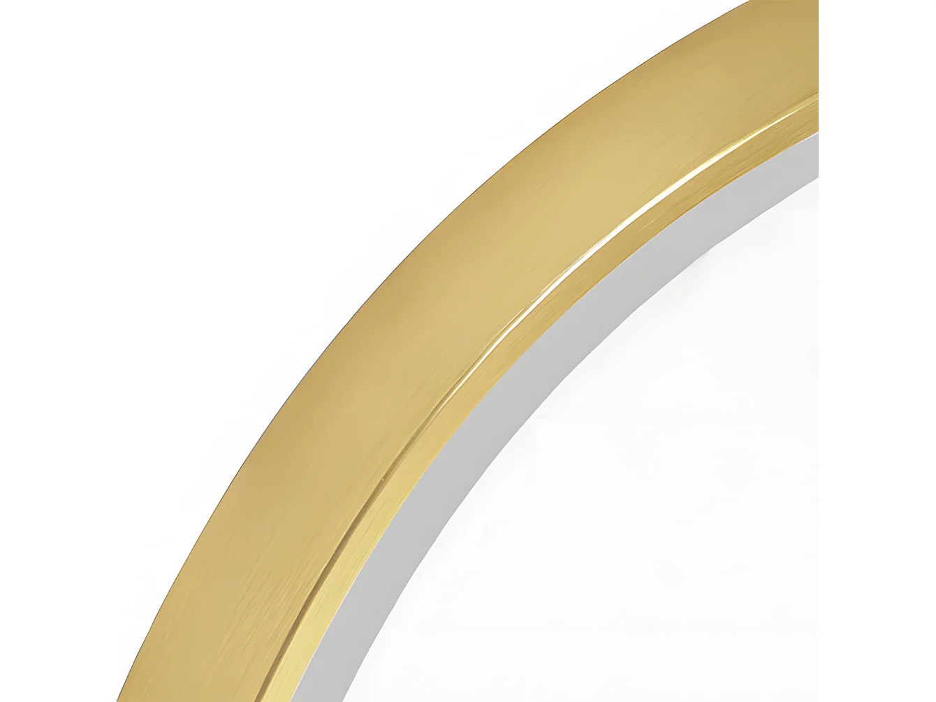 Rea Led Ovl LED-spejl guld, 4X50X100CM