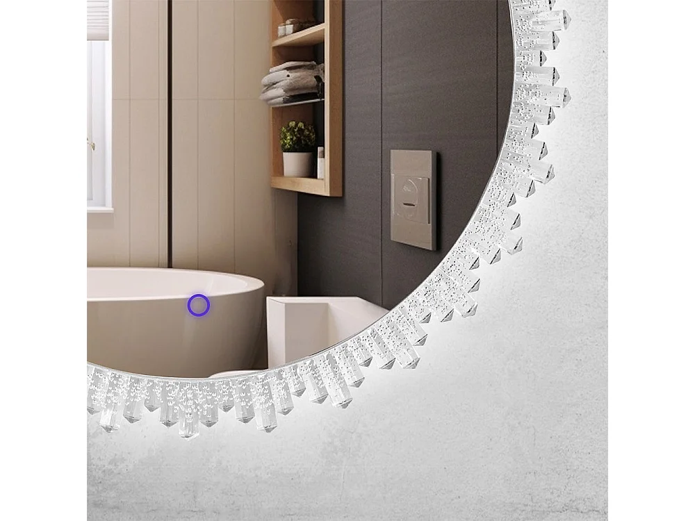 Rea Led Yh-3564 LED-spejl gennemsigtig, 60X60X2CM