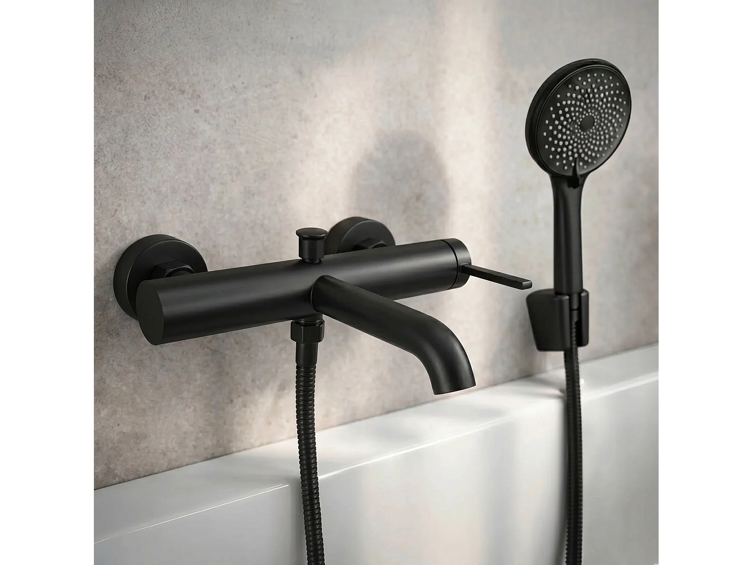 Mangueira De Chuveiro Rea Js-016B 150 Cm Black