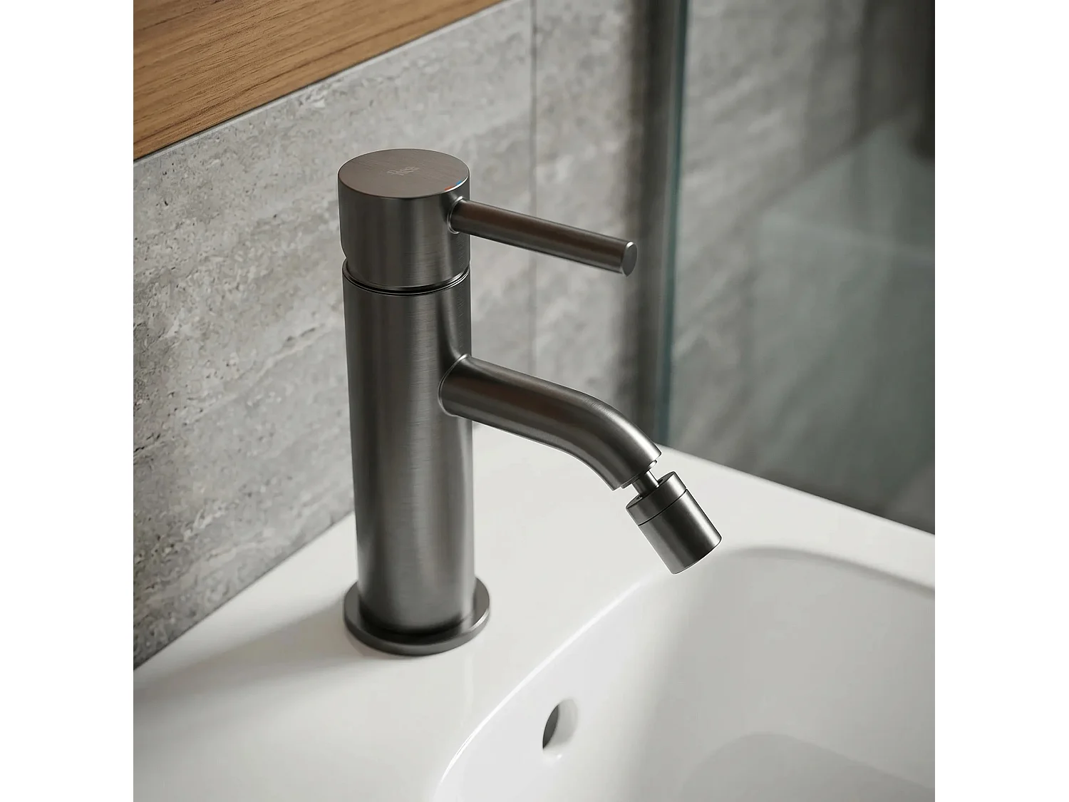Robinet De Bidet Rea Lungo Titanium