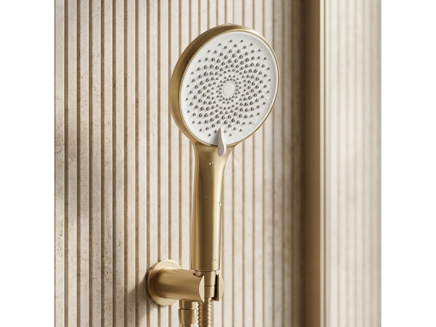 Mão De Chuveiro Rea Js-020Bg Brush Gold