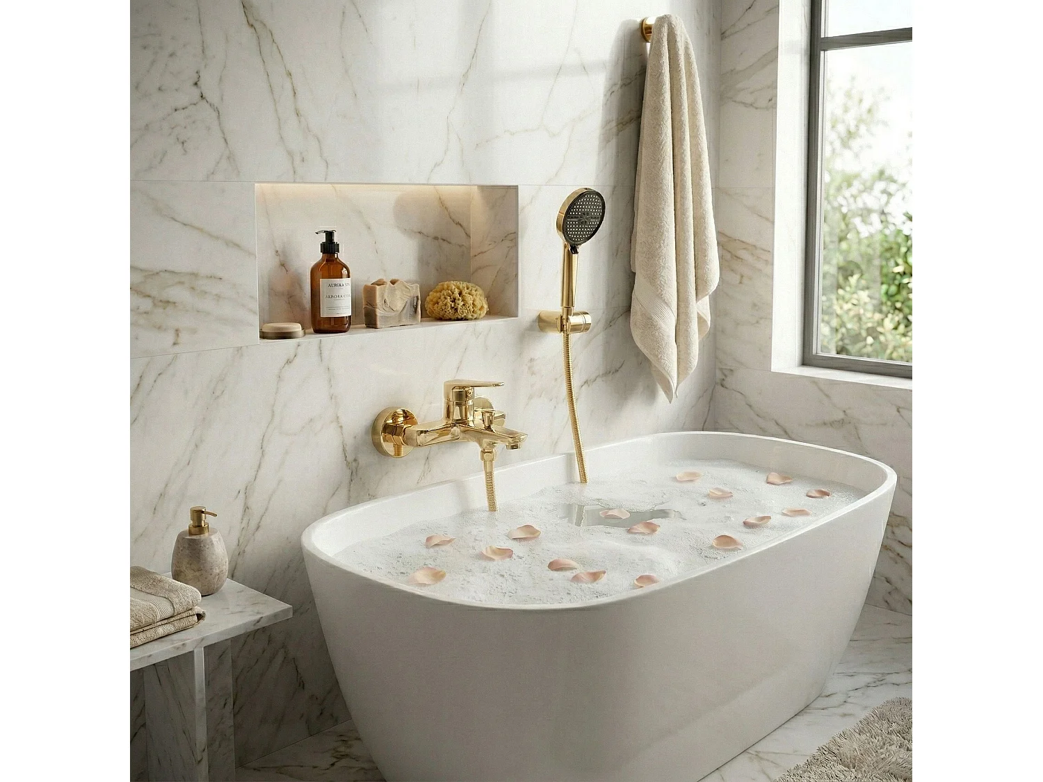 Mangueira De Chuveiro Rea Js-016G 150 Cm Gold
