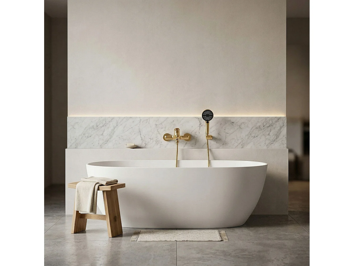 Mangueira De Chuveiro Rea Js-016G 150 Cm Gold