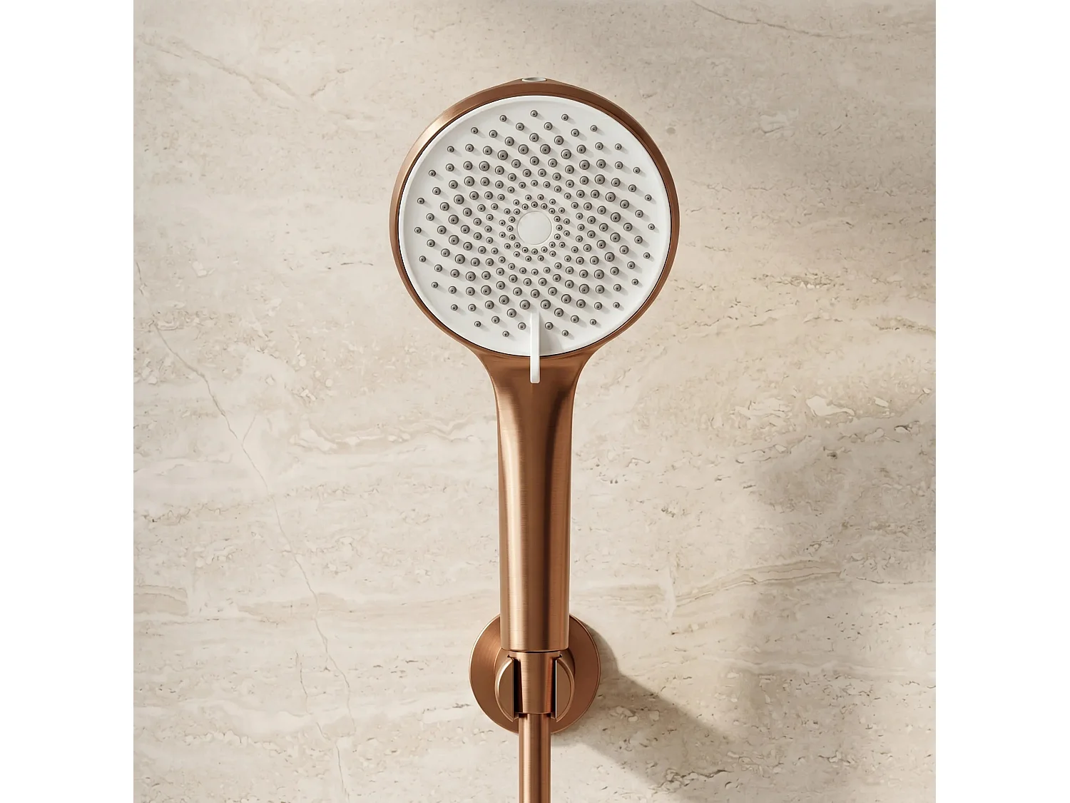 Mão De Chuveiro Rea Js-020Brg Brush Copper