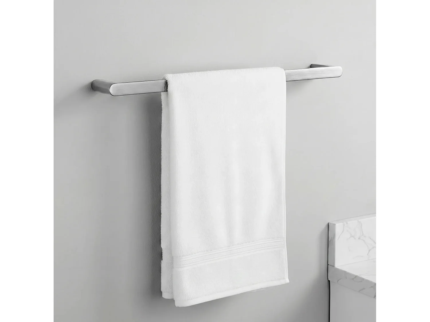 Ensemble De Cintres De Salle De Bain Rea Mati Brush Nickel