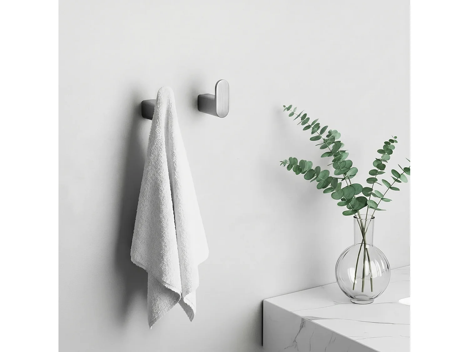 Ensemble De Cintres De Salle De Bain Rea Mati Brush Nickel