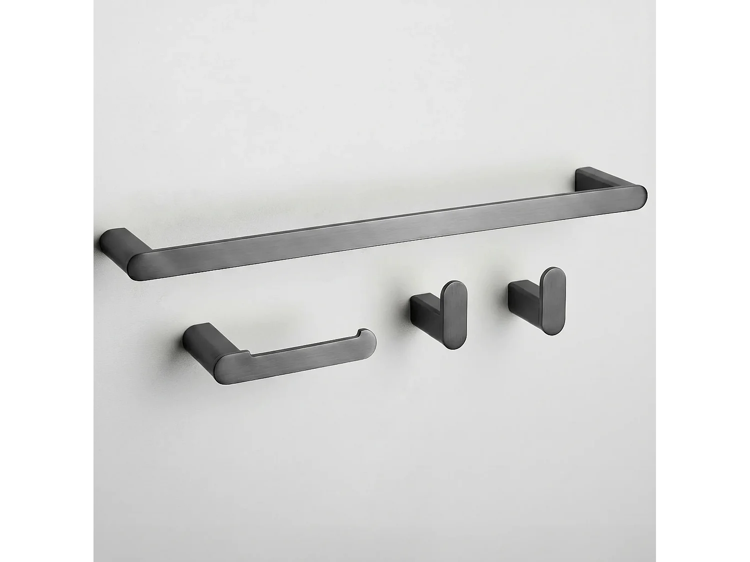 Ensemble De Cintres De Salle De Bain Rea Mati Titanium