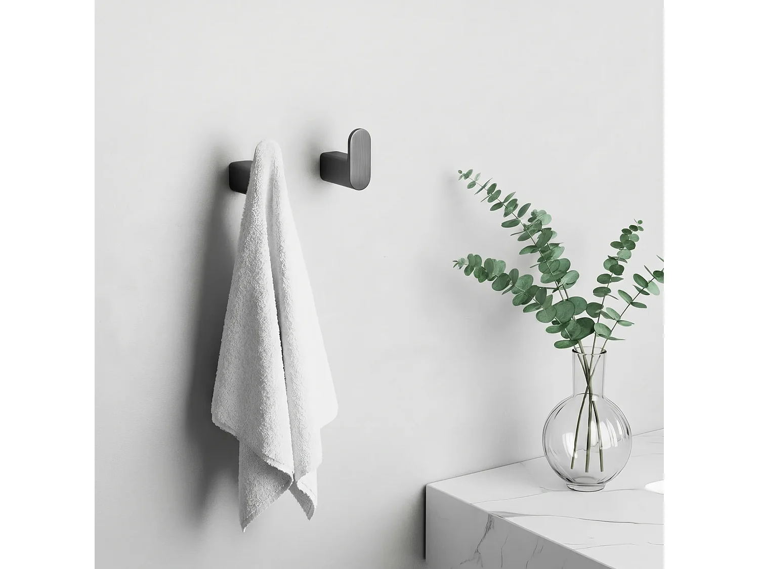 Ensemble De Cintres De Salle De Bain Rea Mati Titanium