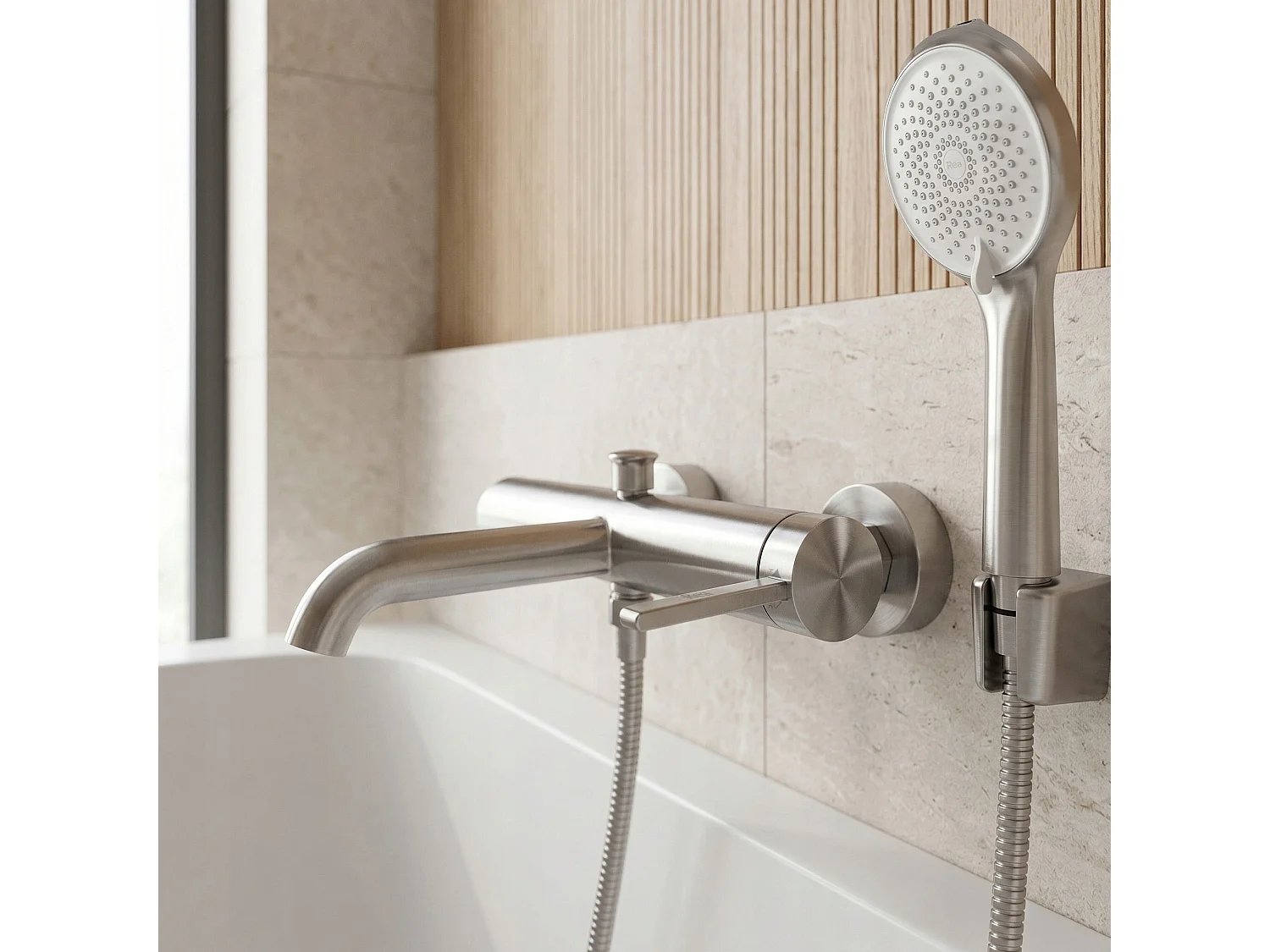 Mangueira De Chuveiro Rea Js-016N 150 Cm Brush Nickel
