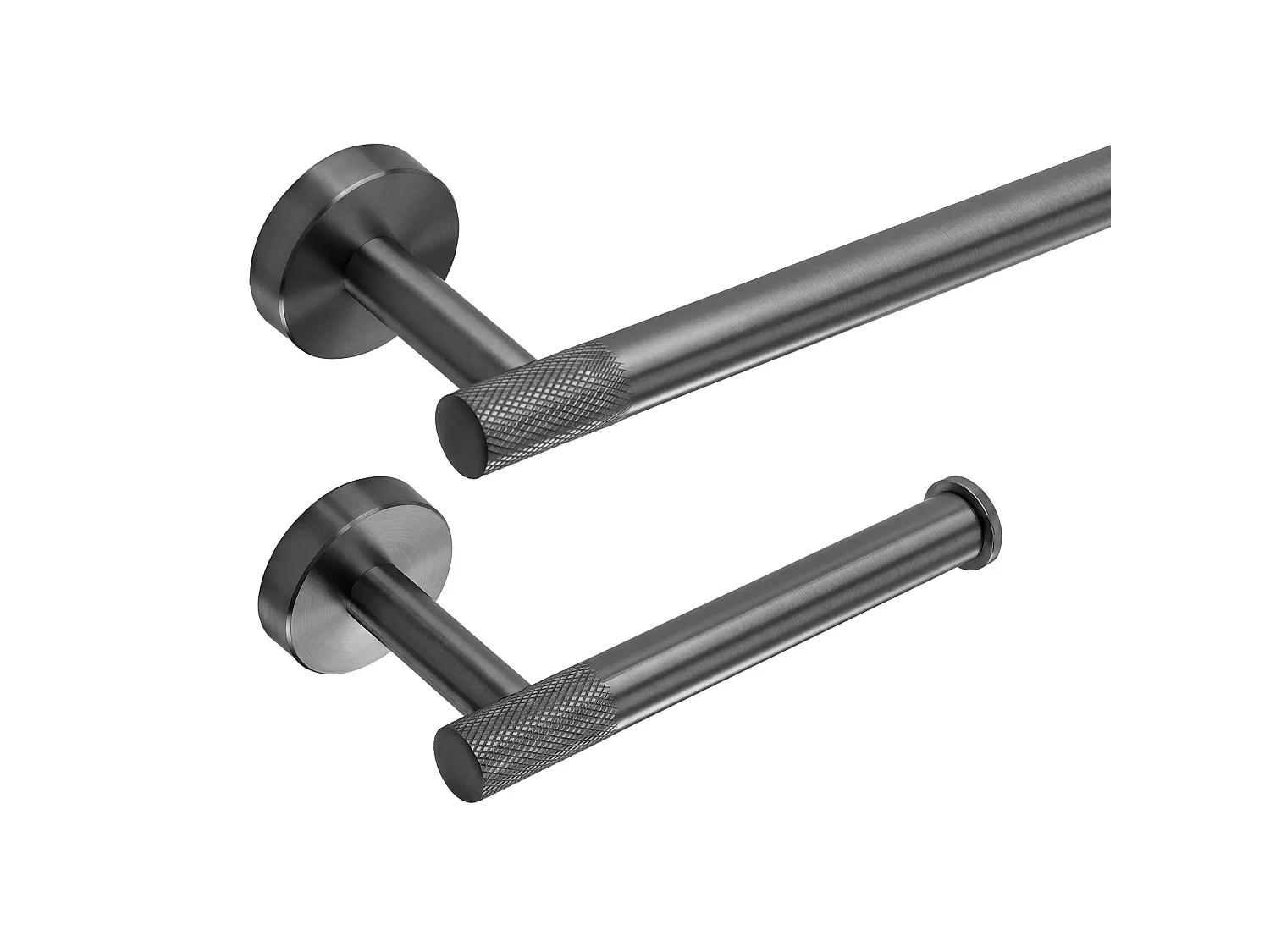 Ensemble De Cintres De Salle De Bain Rea Grid Titanium