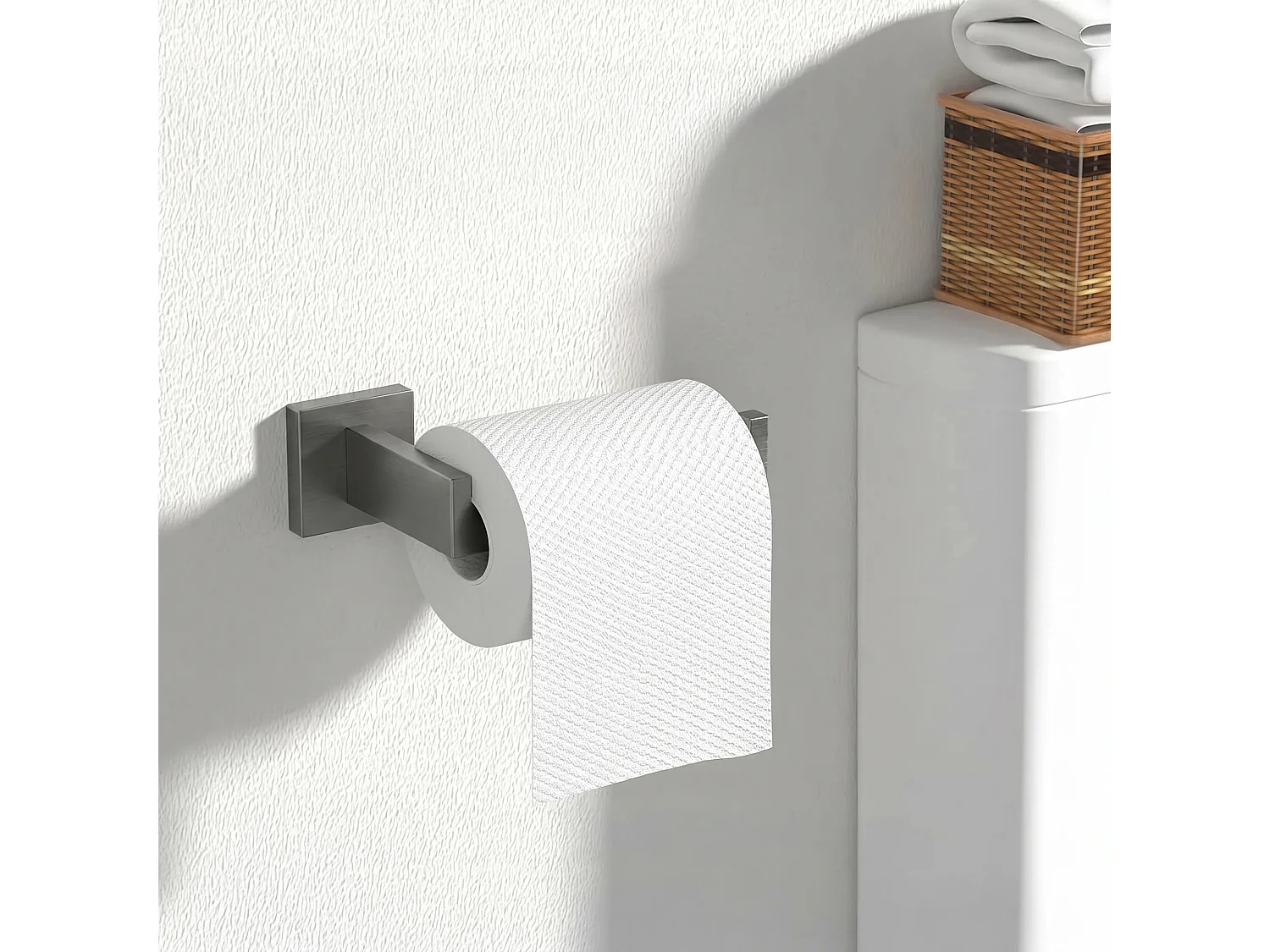 Ensemble De Cintres De Salle De Bain Rea Rio Titanium