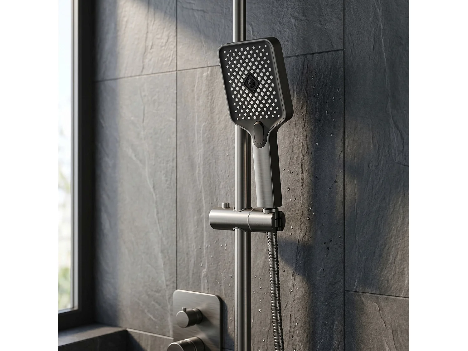 Mão De Chuveiro Rea Js-031Gg Black