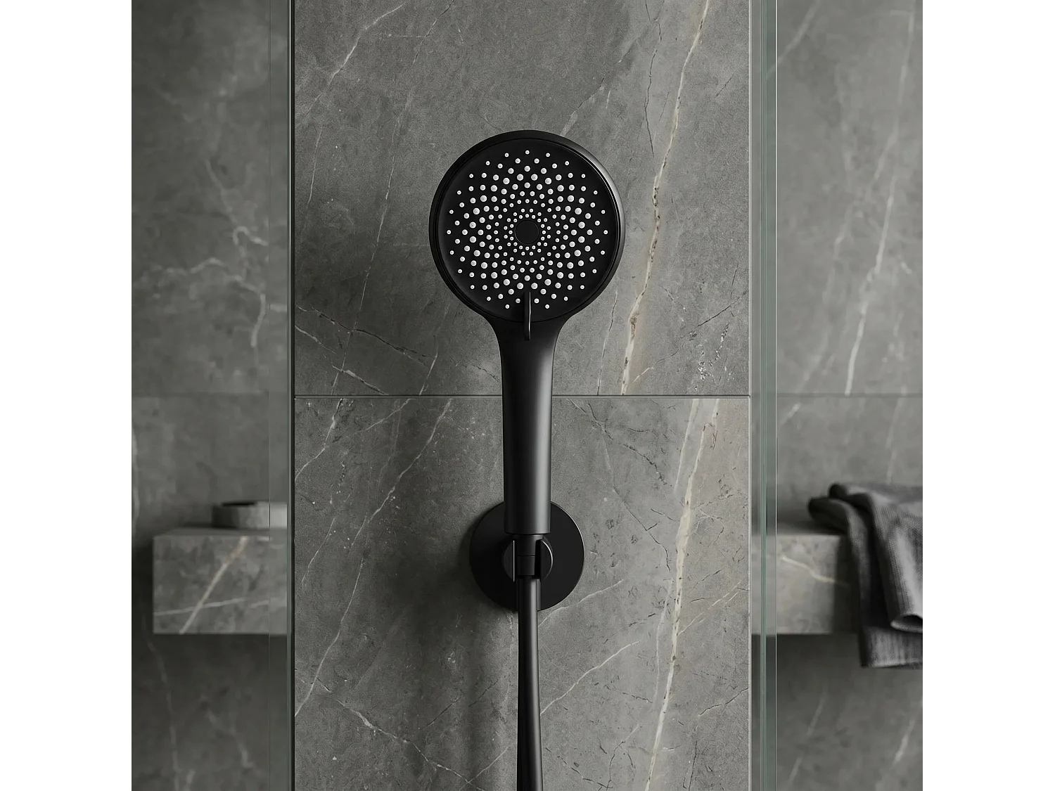 Mão De Chuveiro Rea Js-020B Black