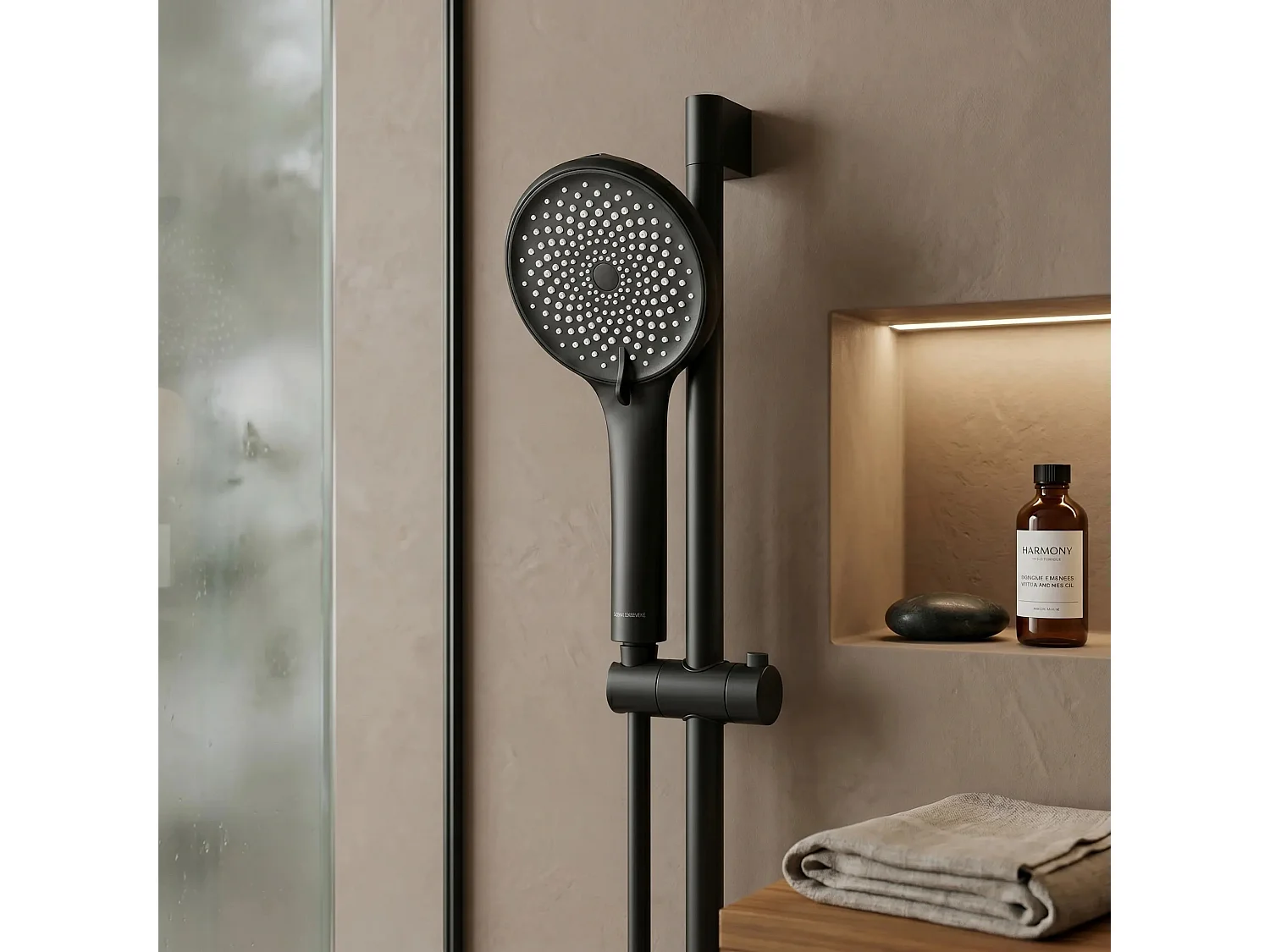 Mão De Chuveiro Rea Js-020B Black