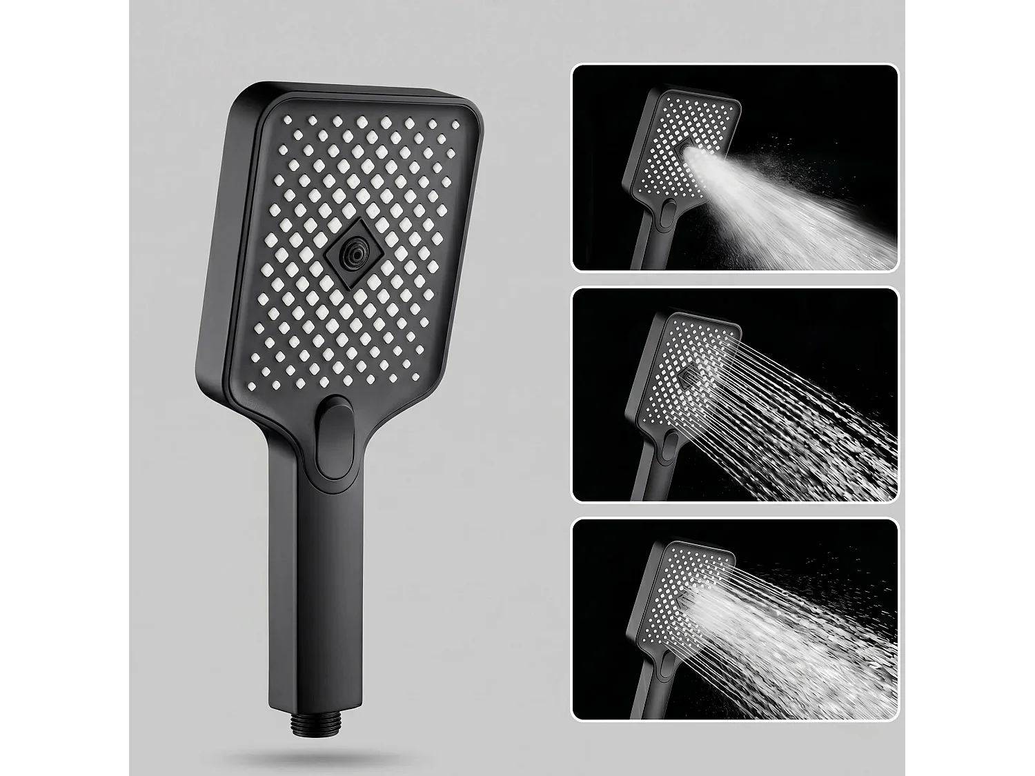 Mão De Chuveiro Rea Js-031B Black