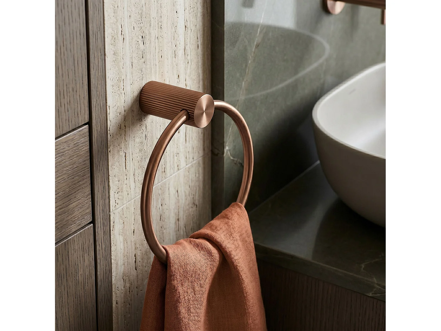 Porte-Serviette Rea 64101 Solo Brush Copper
