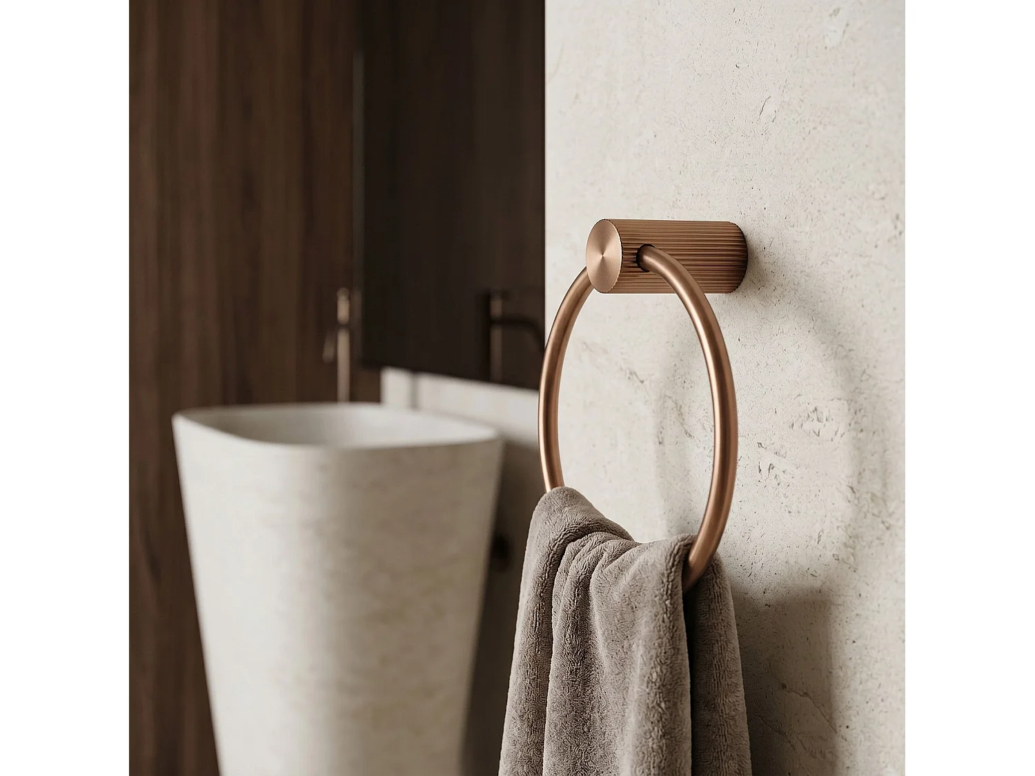 Porte-Serviette Rea 64101 Solo Brush Copper