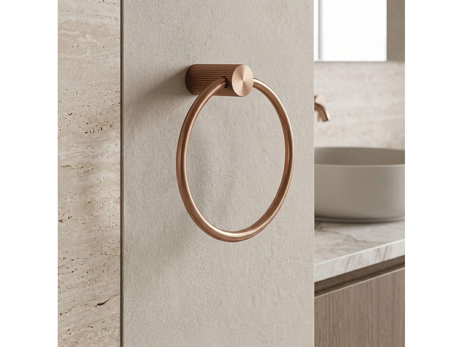 Porte-Serviette Rea 64101 Solo Brush Copper