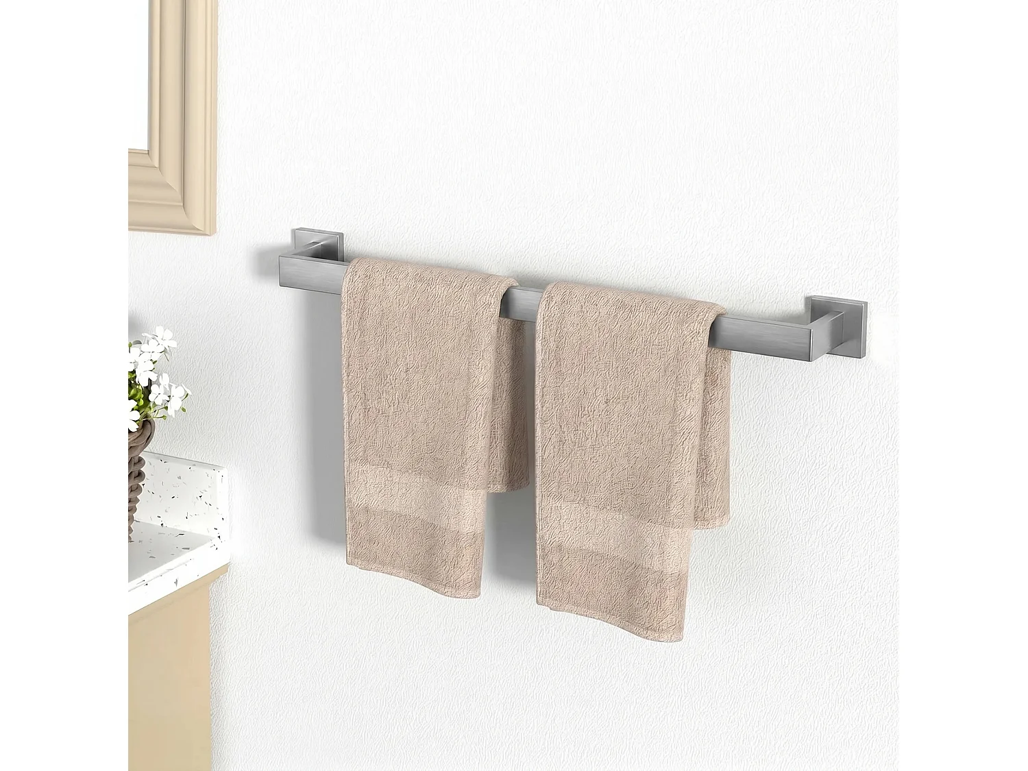 Ensemble De Cintres De Salle De Bain Rea Rio Brush Nickel