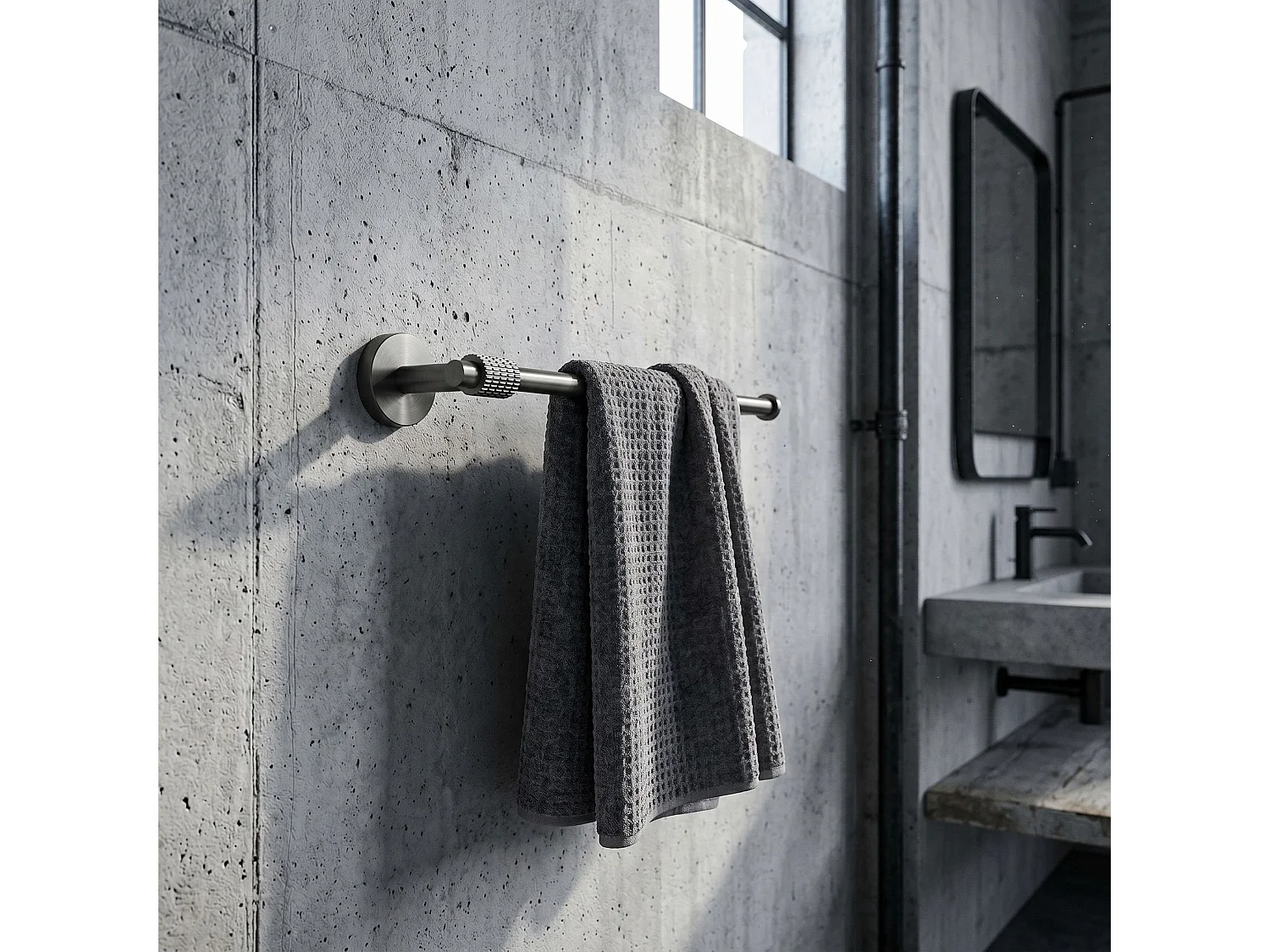 Porte-Serviettes Rea Riwon 29106 Titanium