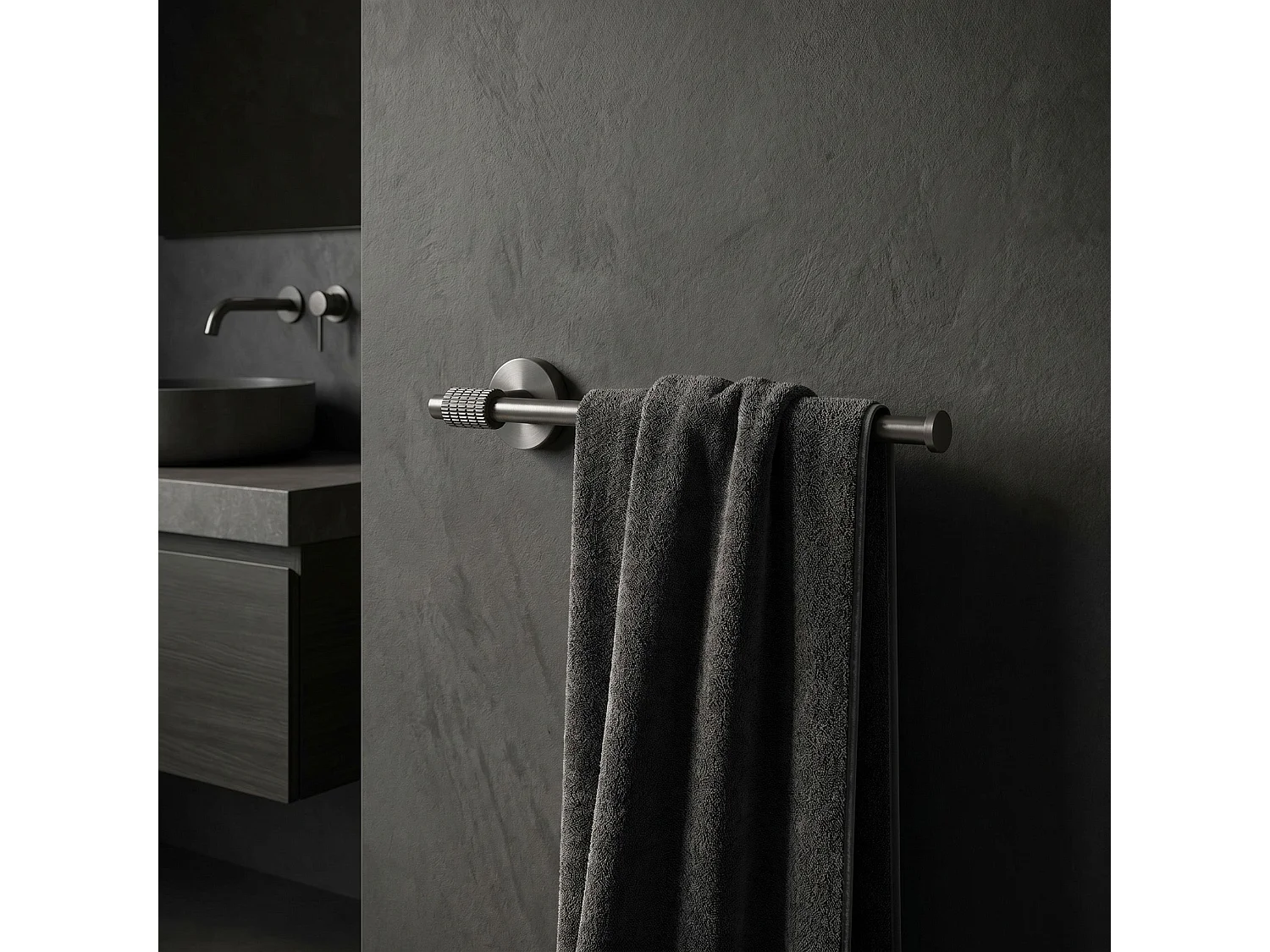 Porte-Serviettes Rea Riwon 29106 Titanium