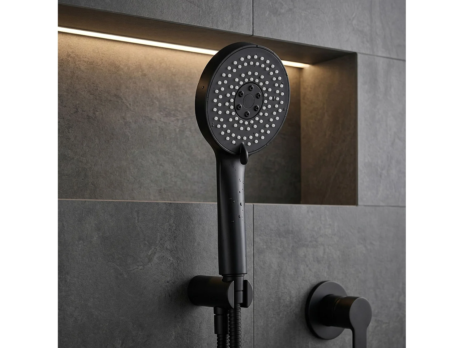 Mão De Chuveiro Rea Js-019B Black