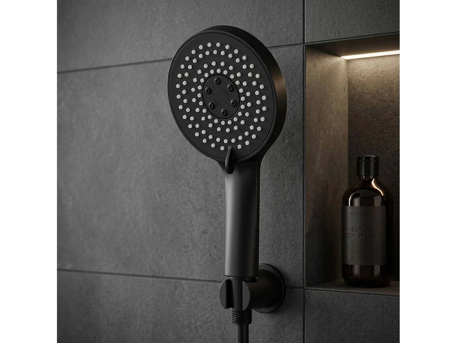 Mão De Chuveiro Rea Js-019B Black