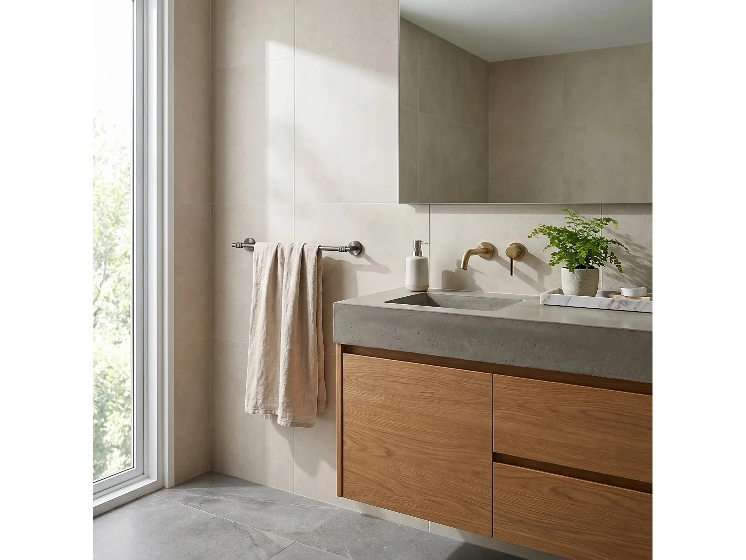 Cintre De Salle De Bain Rea Riwon 29101 Titanium