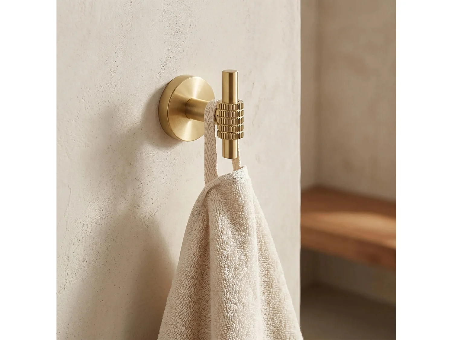 Cintre De Salle De Bain Rea Riwon 29104 Brush Gold