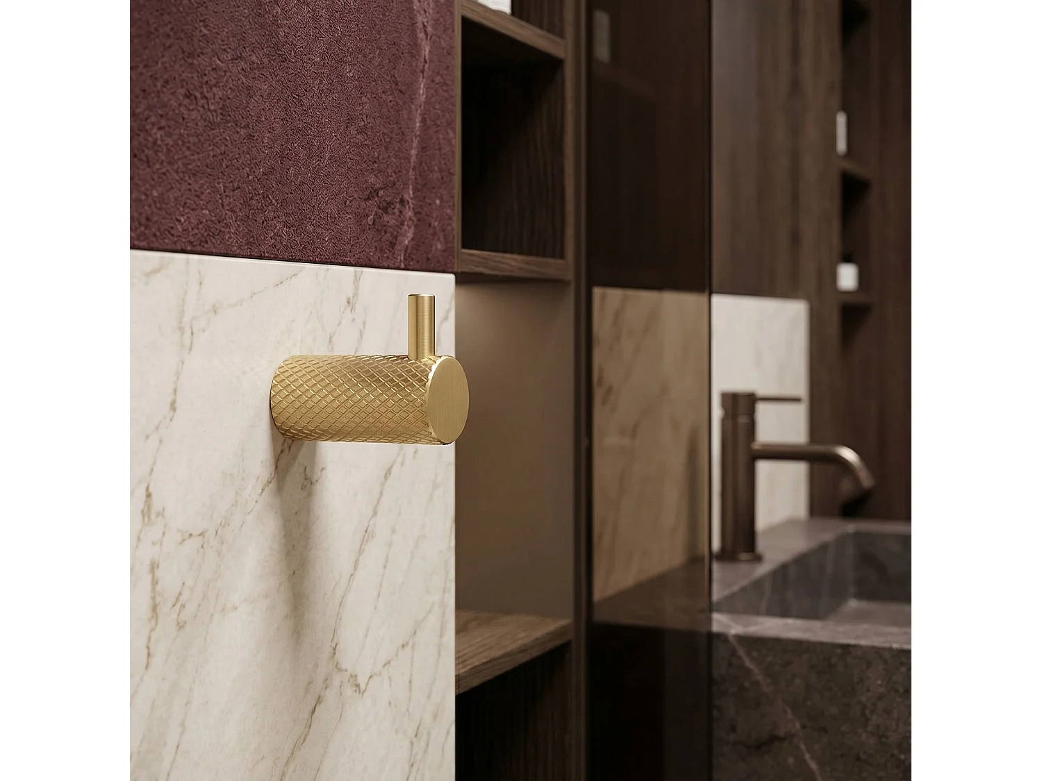 Porte-Serviette Rea A62305Bg Brush Gold