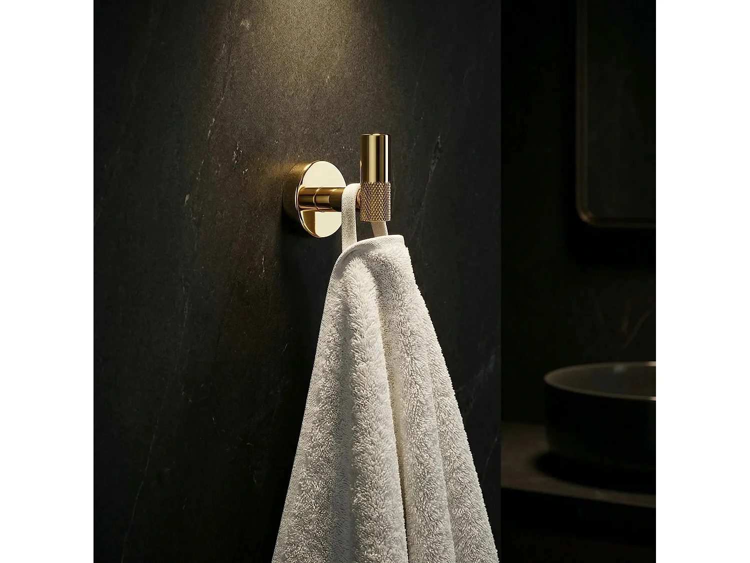 Cintre De Salle De Bain Rea 6606 Modern Gold
