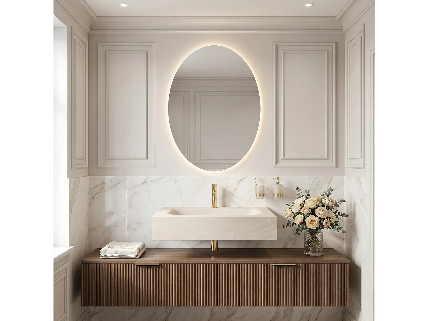 Lavabo Mural Rea Apollo Gran Cloud Sky 70 White