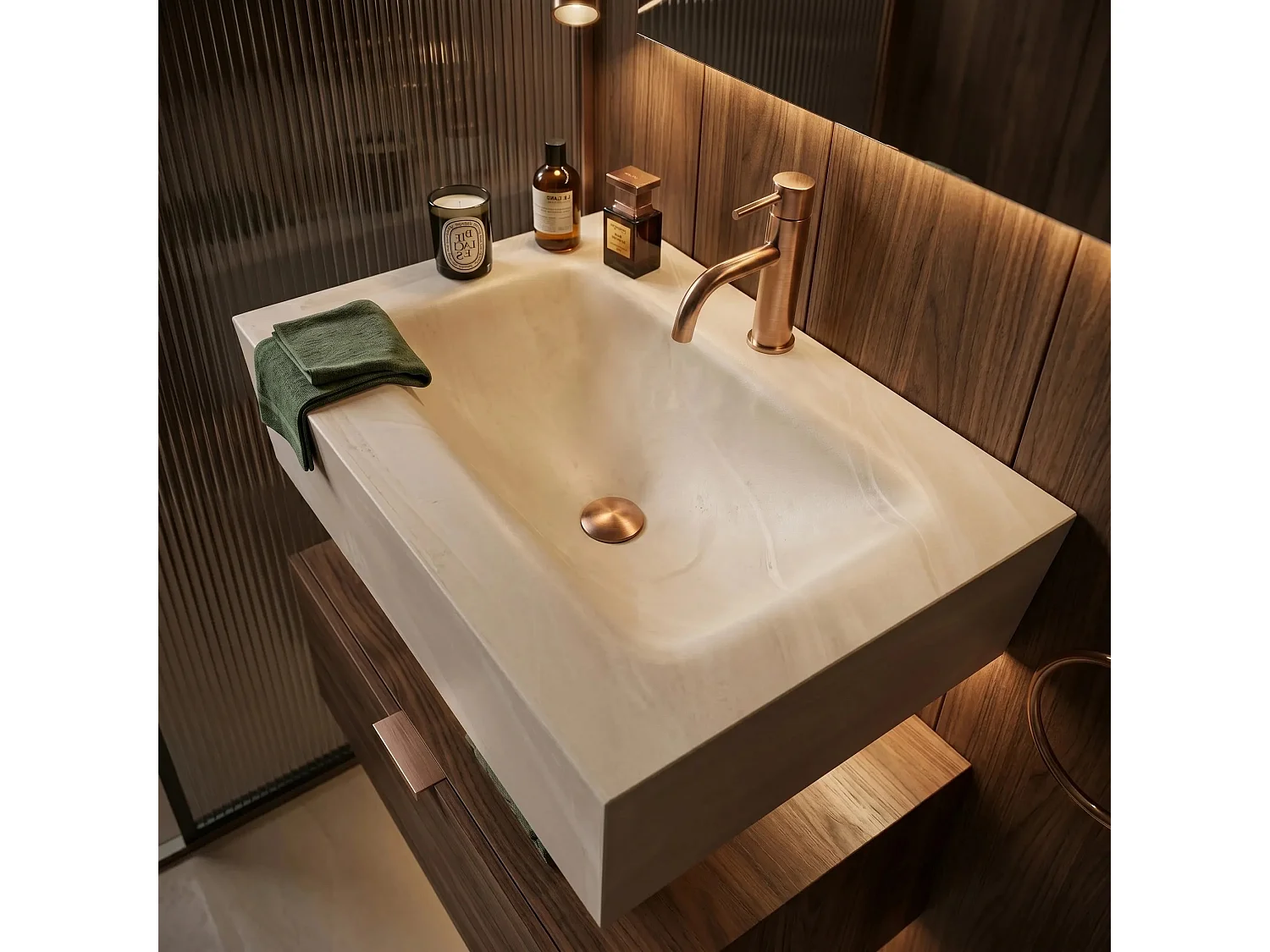 Lavabo Mural Rea Apollo Gran Cloud Sky 70 White
