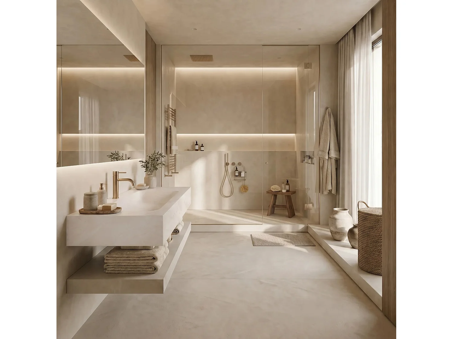 Lavabo Mural Rea Apollo Gran Cloud Sky 70 White