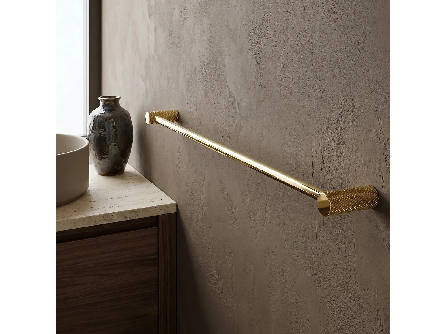 Porte-Serviette Rea Otto A62301G Gold