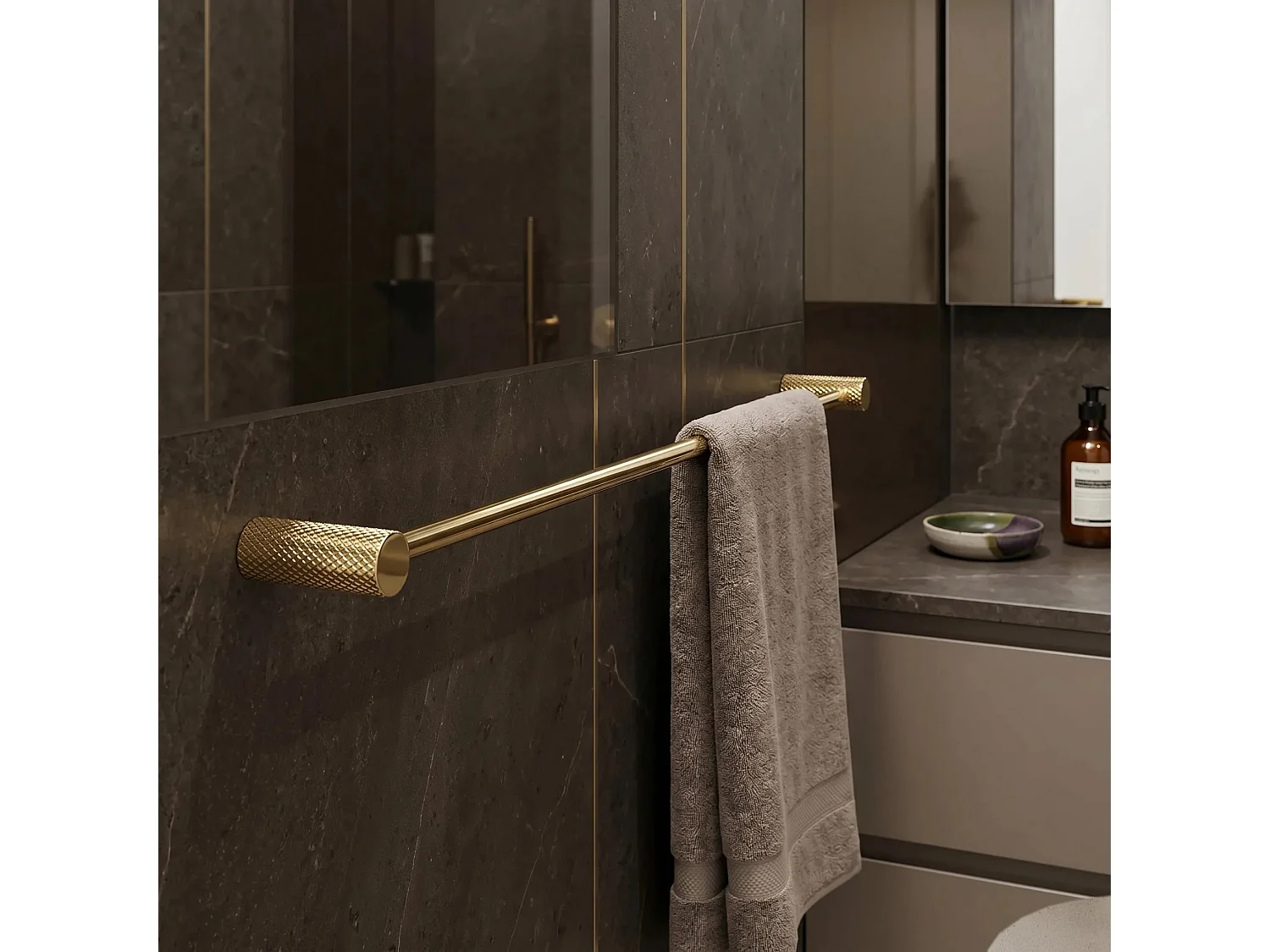Porte-Serviette Rea Otto A62301G Gold