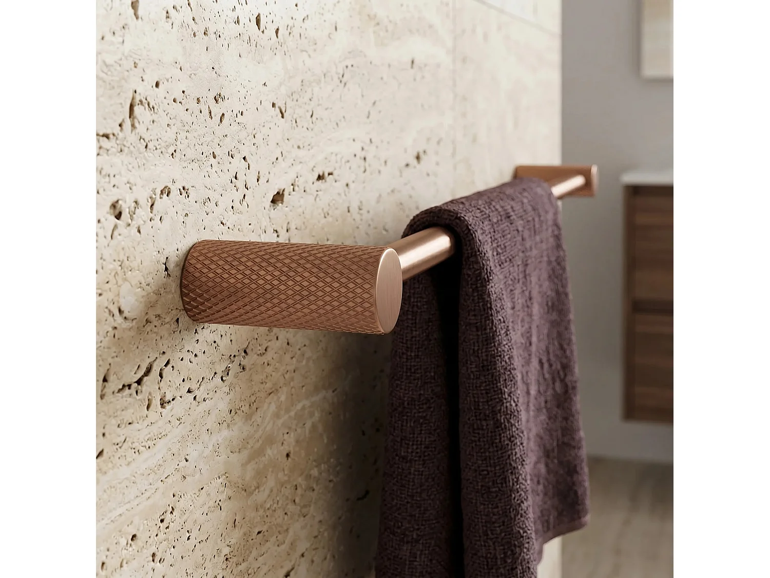 Porte-Serviette Rea Otto A62301Brg Brush Copper